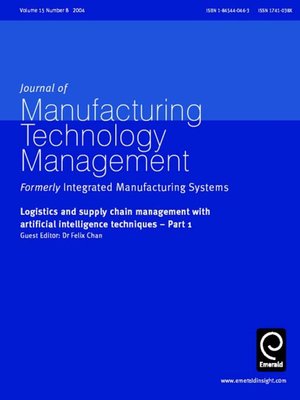 cover image of Journal of Manufacturing Technology Management, Volume 15, Issue 8